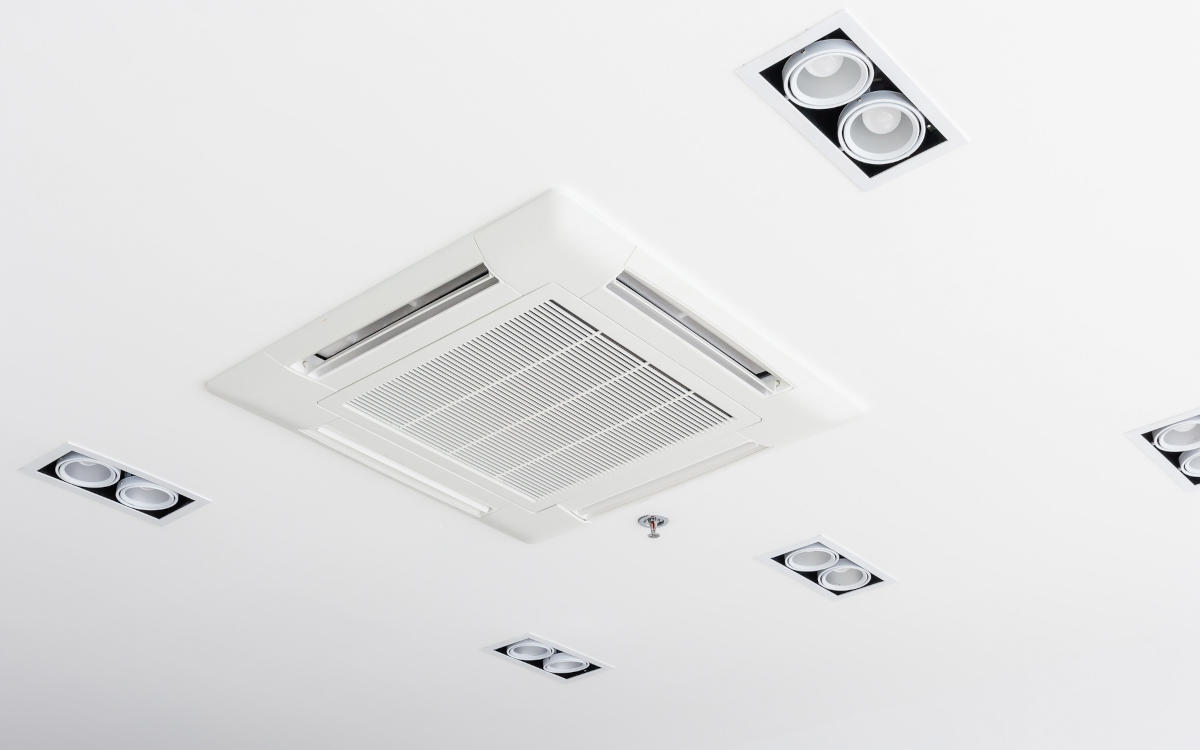 Ceiling mounted air conditioner unit